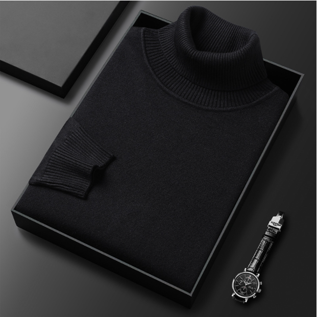 Logan - Cashmere Turtleneck Sweater