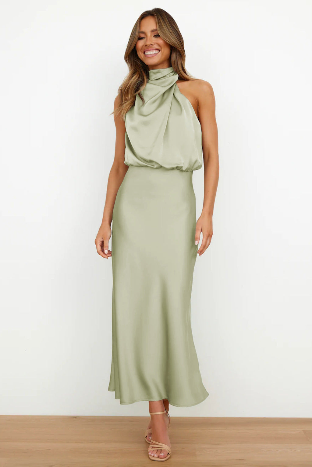 Diane - Satin Maxi Dress