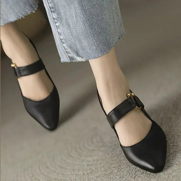 Camila - Slingback Block Pumps
