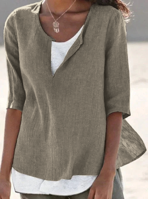Janet - Layered Casual Blouse