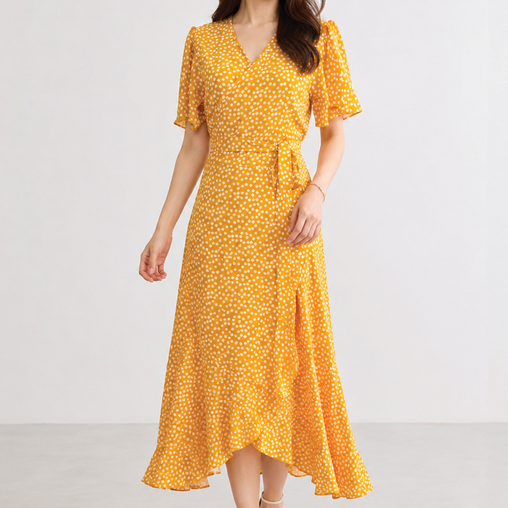 Ella - Polka Dot Maxi Dress