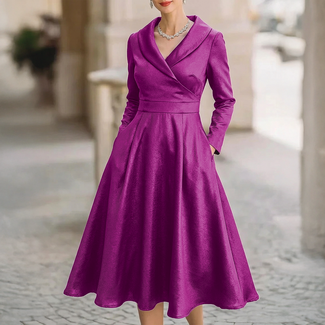 Evelyn - Vintage Flare Evening Gown