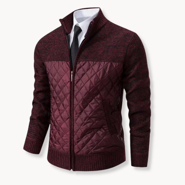 Mateo - Quilted Sweater Jacket