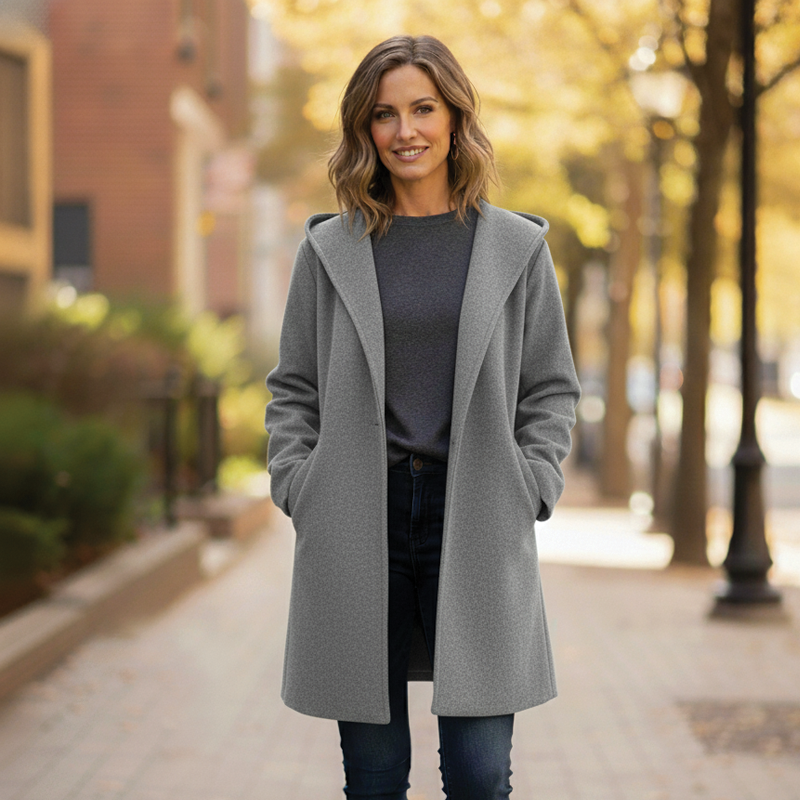 Erin – Oversized Hooded Coat