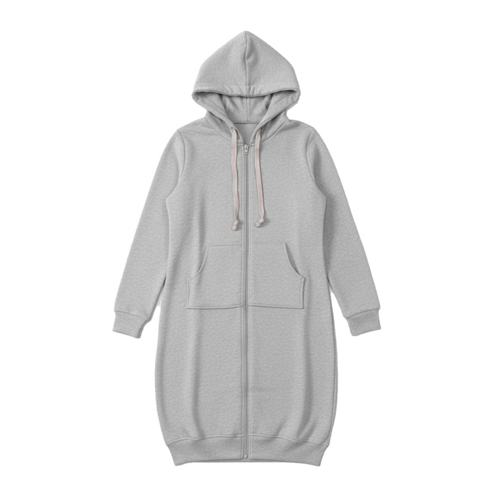 Bonnie - Longline Zip Hoodie