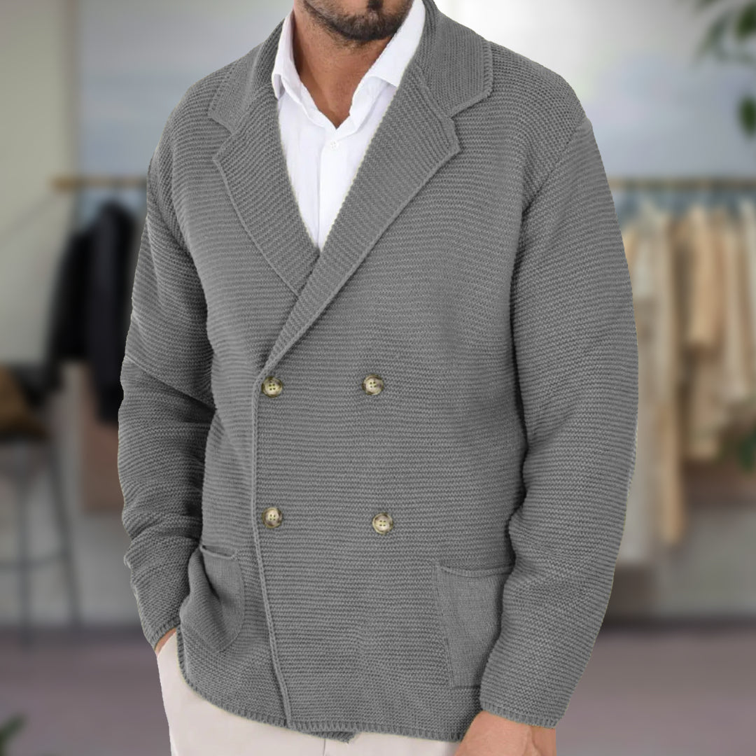 Declan - Double-Breasted Cardigan