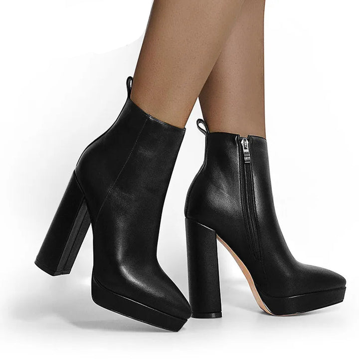 Amelia - Pointed Toe Ankle Boots