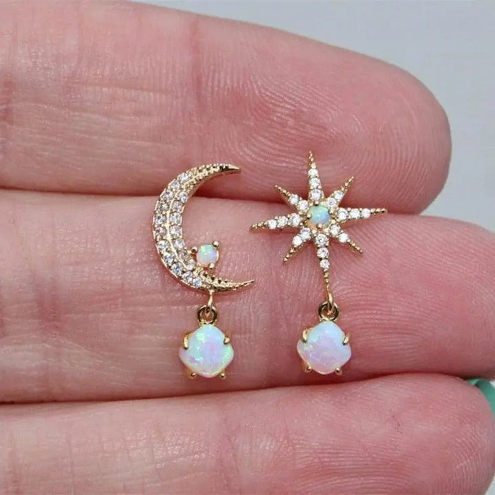 Lori - Moon Star Earrings