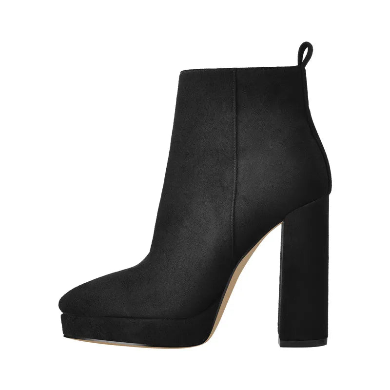 Amelia - Pointed Toe Ankle Boots