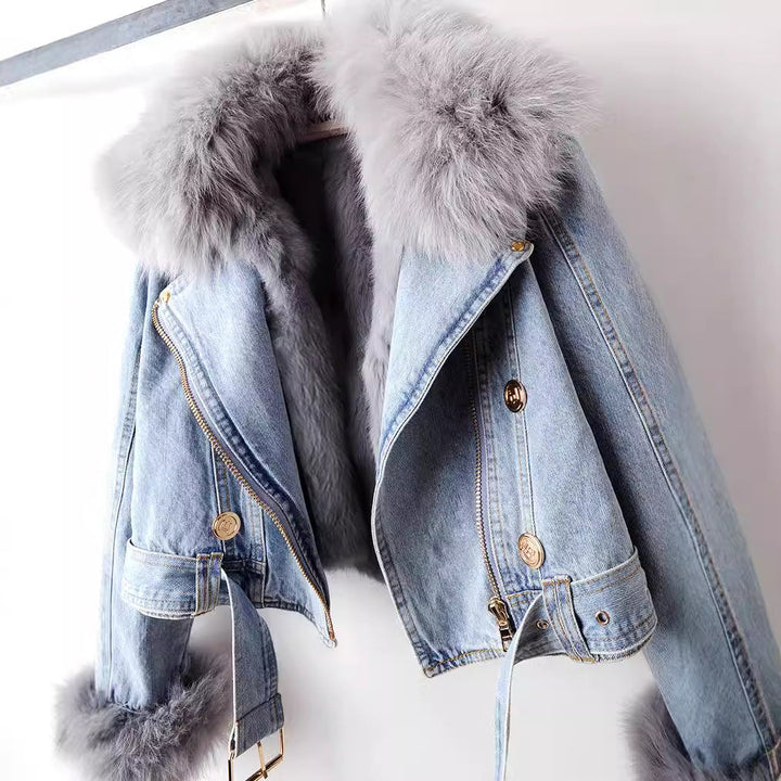Chloe - Cropped Denim Jacket
