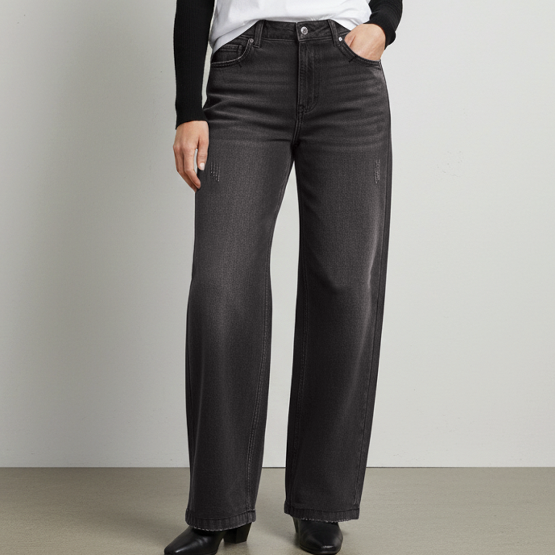 Amelia - Wide Leg Denim Jeans