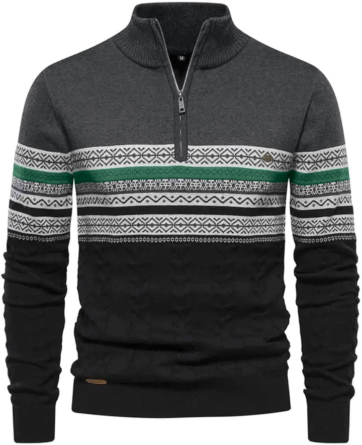 Oliver - Quarter Zip Sweater