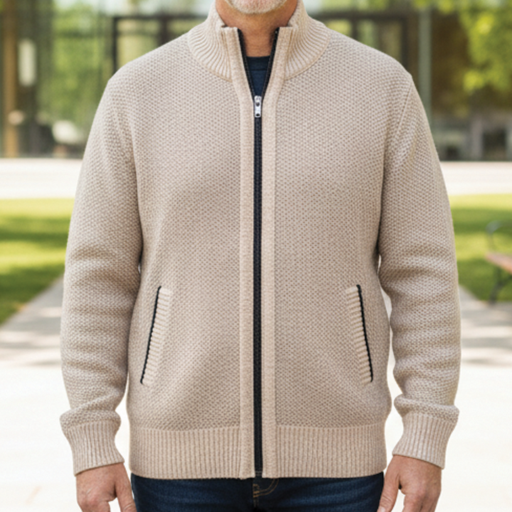 Jordan - Knit Zip Sweater