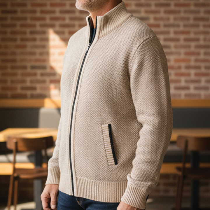 Jordan - Knit Zip Sweater