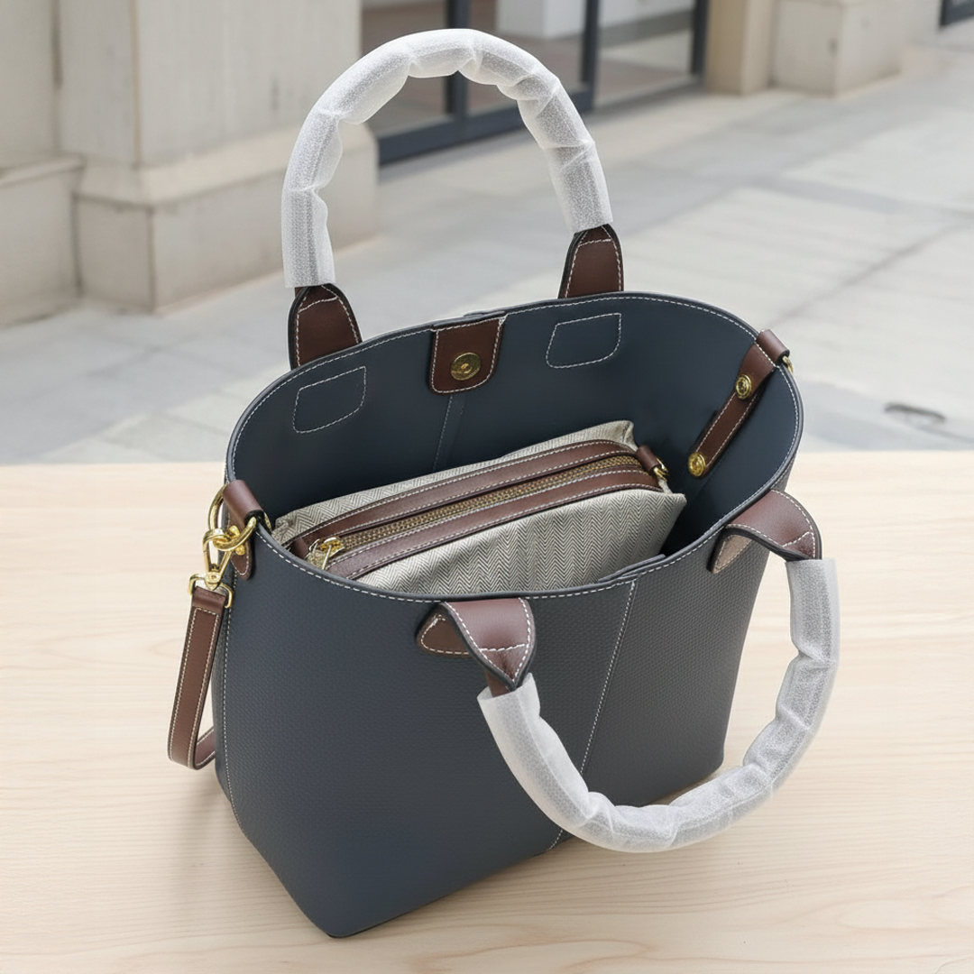 Stephanie - Vegan Leather Tote Bag