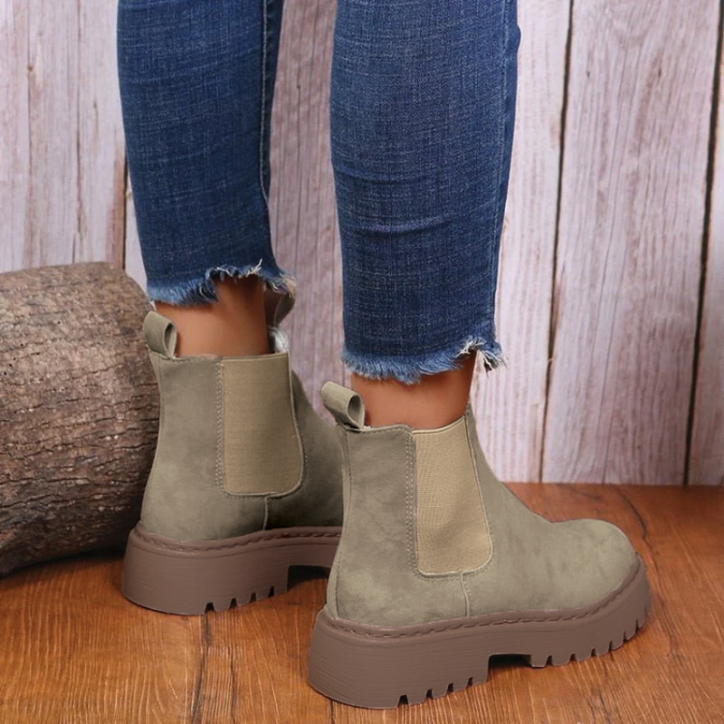 Olivia - Chunky Ankle Boots