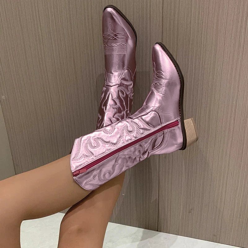 Bella - Western Cowboy Boots