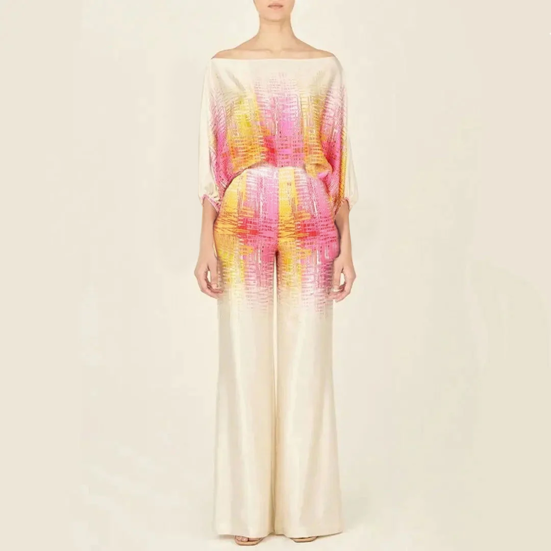 Julie - Satin Two-Piece Set