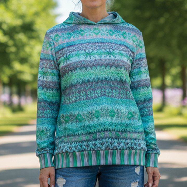 Judy – Printed Casual Hoodie