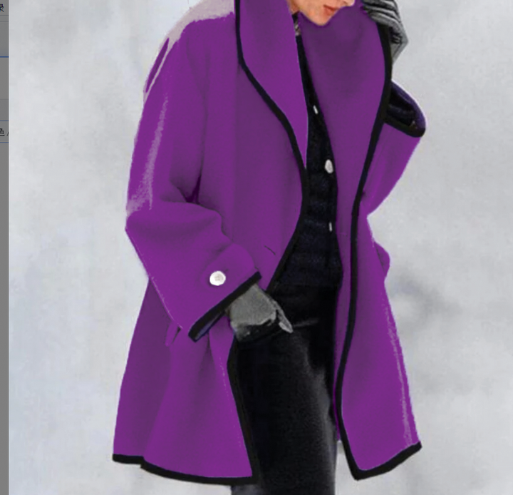 Elizabeth – Oversized Wool Blend Coat