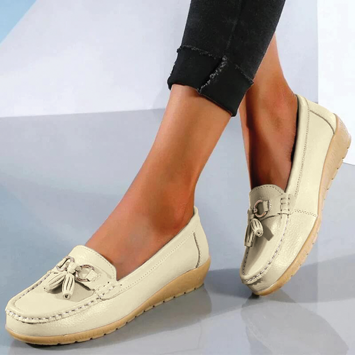 Anja - Classic Leather Loafers