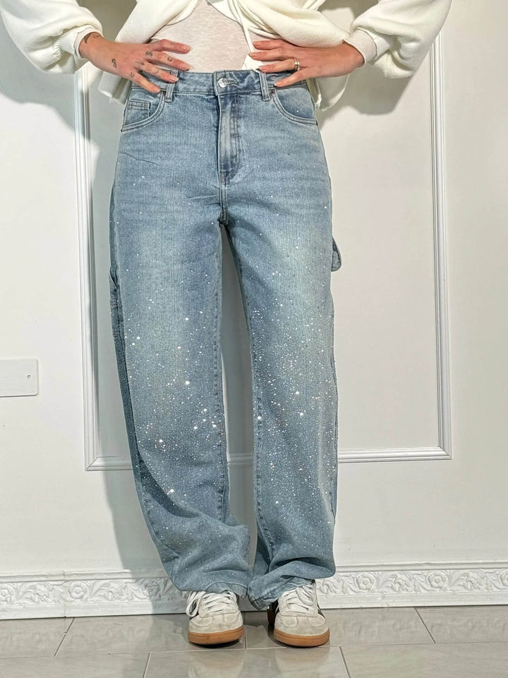 Naomi - Wide-Leg Denim Jeans
