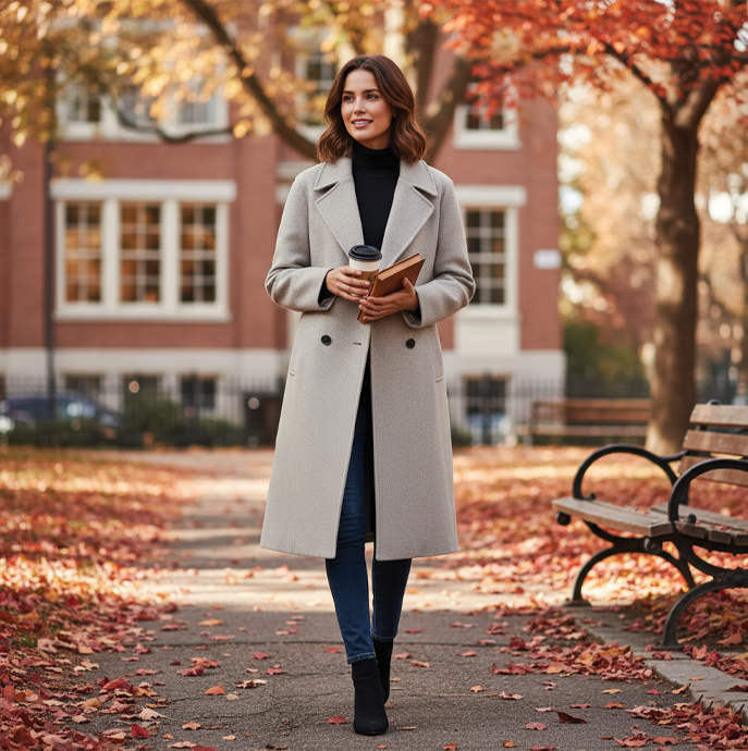 Maria - Elegant Trench Coat