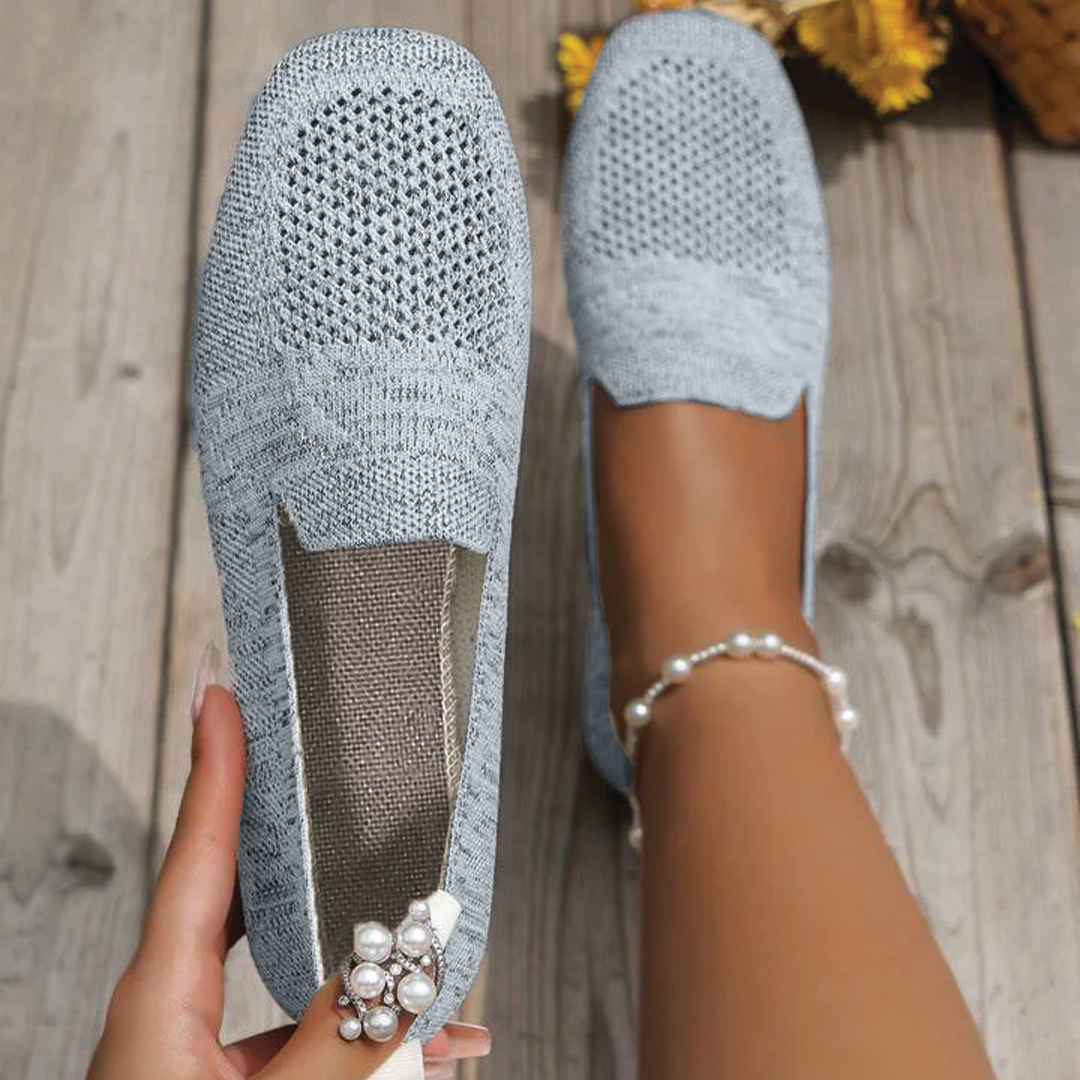 Lisa - Knit Slip-On Flats