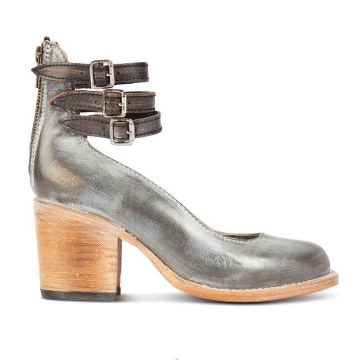 Gina - Block Heel Ankle Shoes