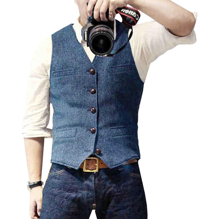 David - Casual Denim Vest