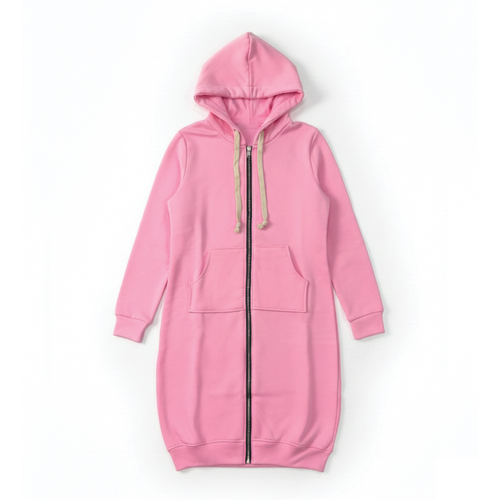 Bonnie - Longline Zip Hoodie