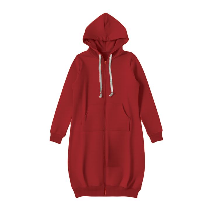Bonnie - Longline Zip Hoodie