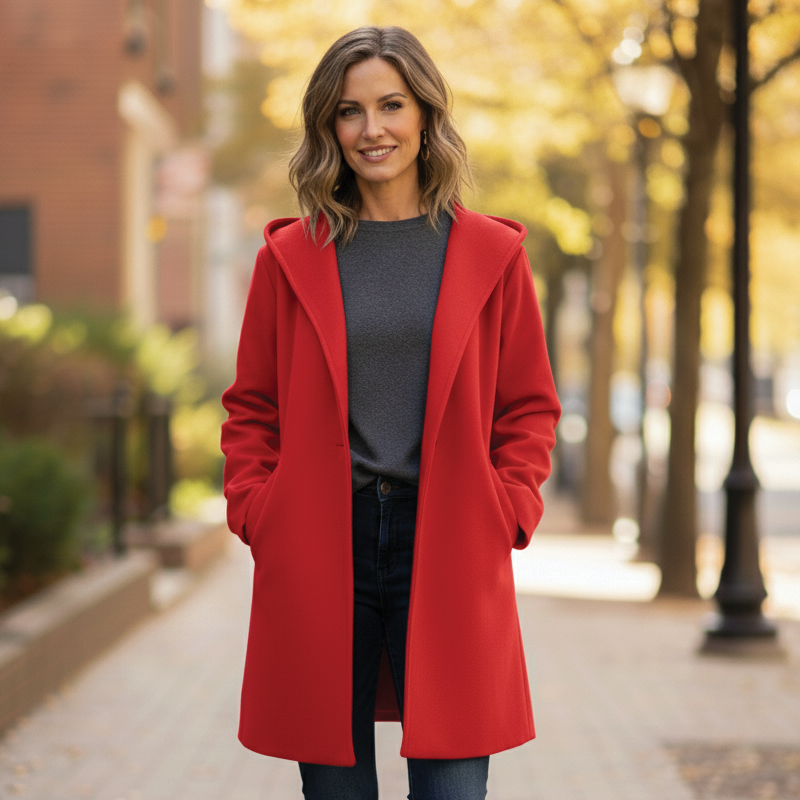 Erin – Oversized Hooded Coat