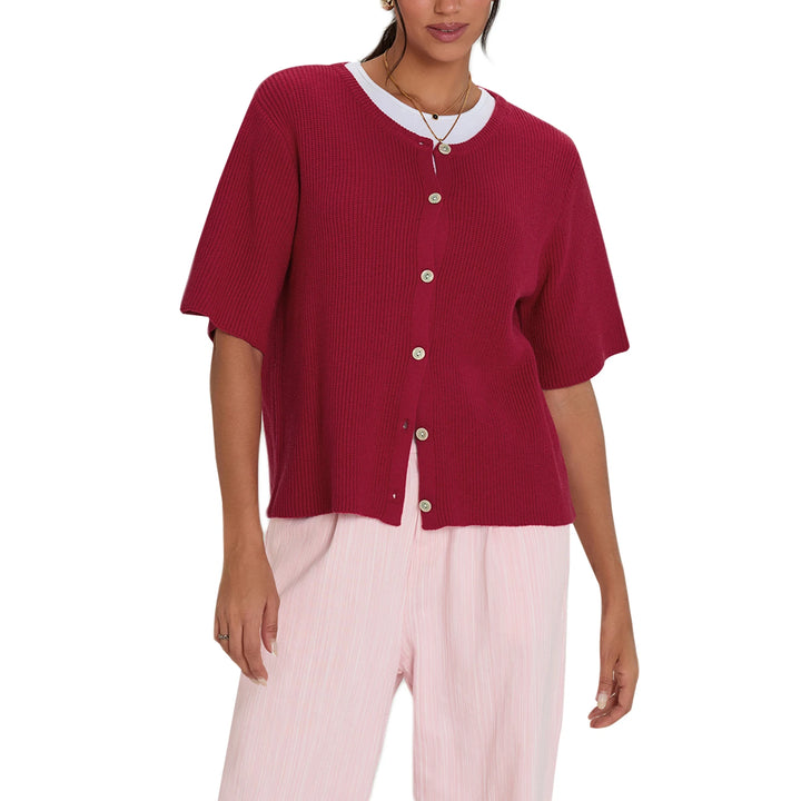 Lisa - Knit Button Cardigan