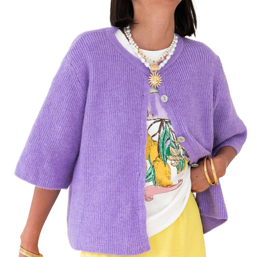 Lisa - Knit Button Cardigan