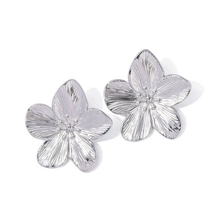 Autumn - Oversized Floral Earrings