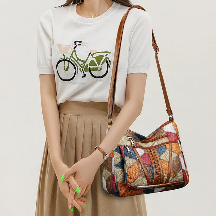 Pamela - Patchwork Shoulder Bag