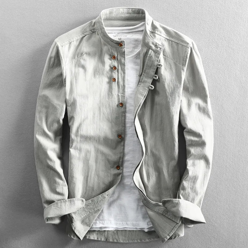 James - Mandarin Collar Shirt