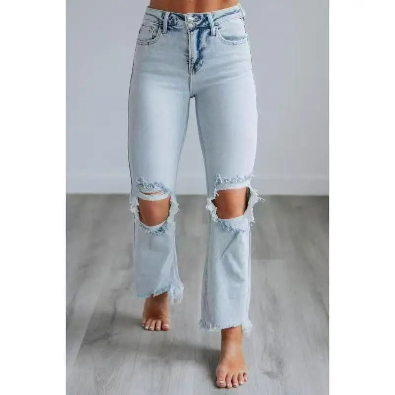 Hannah - Ripped Skinny Jeans
