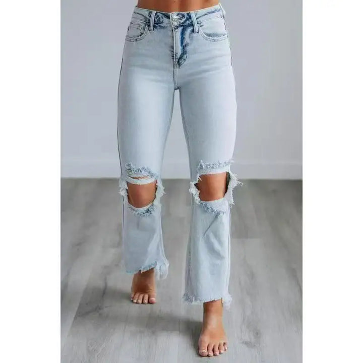 Hannah - Ripped Skinny Jeans