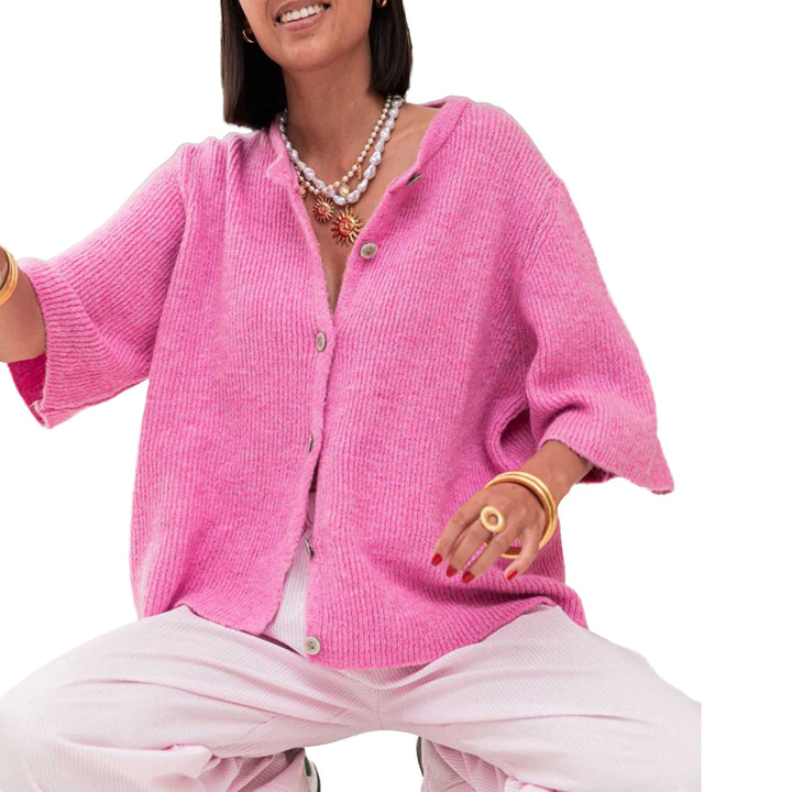 Lisa - Knit Button Cardigan