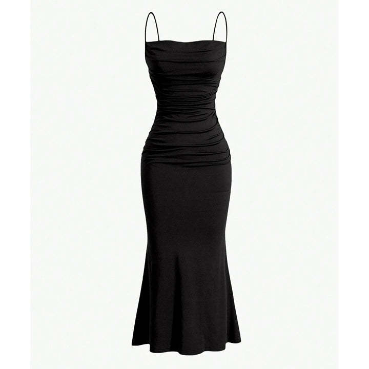 Anna - Draped Maxi Dress