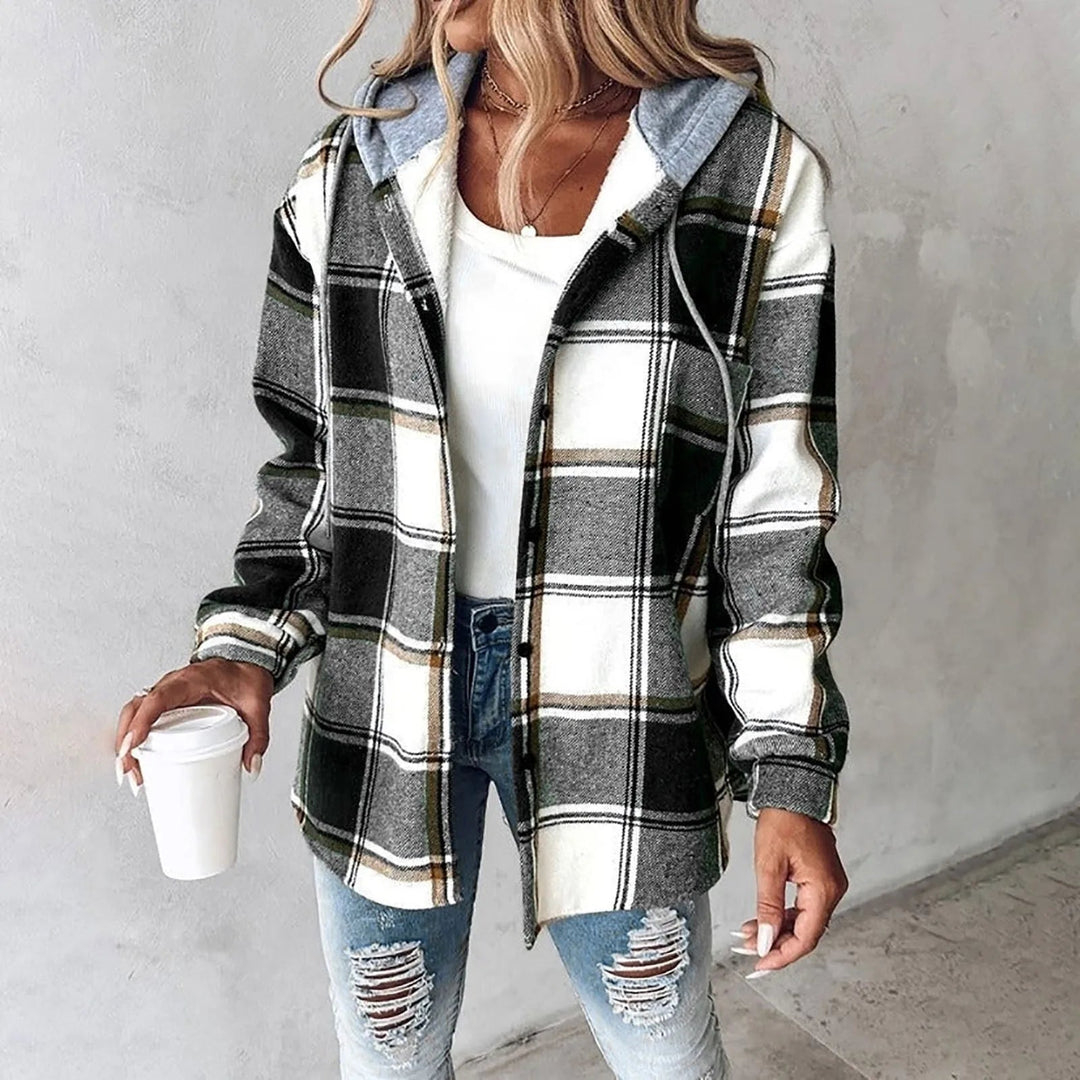Susan - Plaid Shirt Jacket
