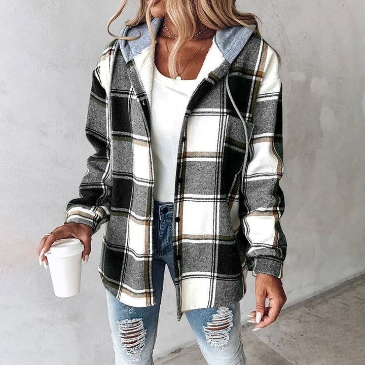 Susan - Plaid Shirt Jacket