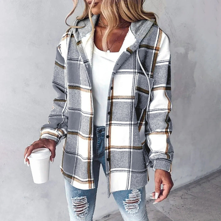 Susan - Plaid Shirt Jacket
