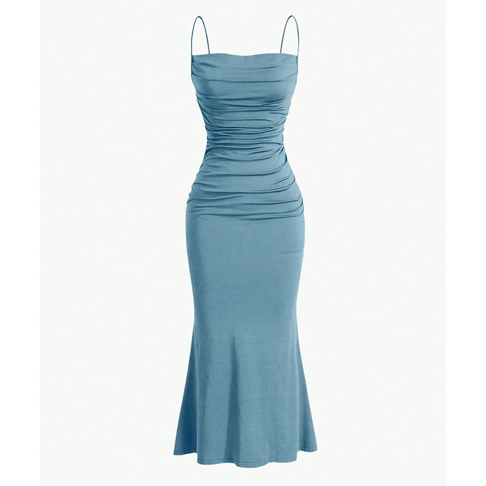 Anna - Draped Maxi Dress