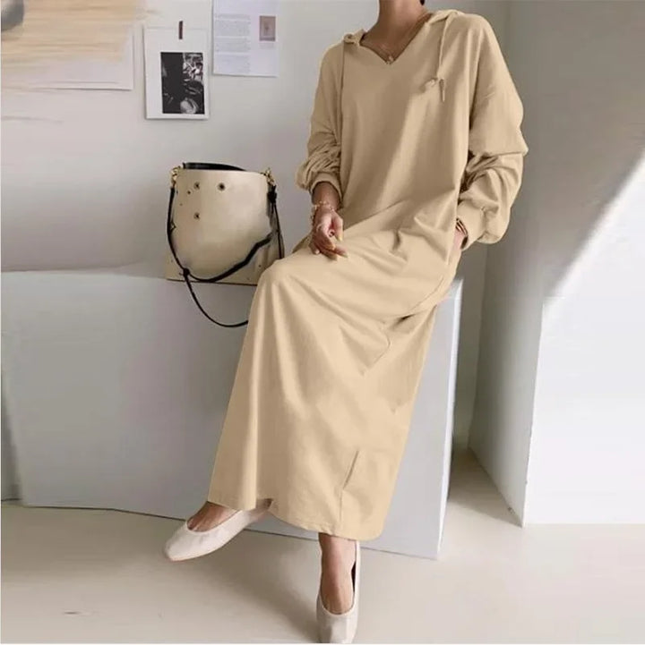 Scarlett - Hooded Peplum Dress