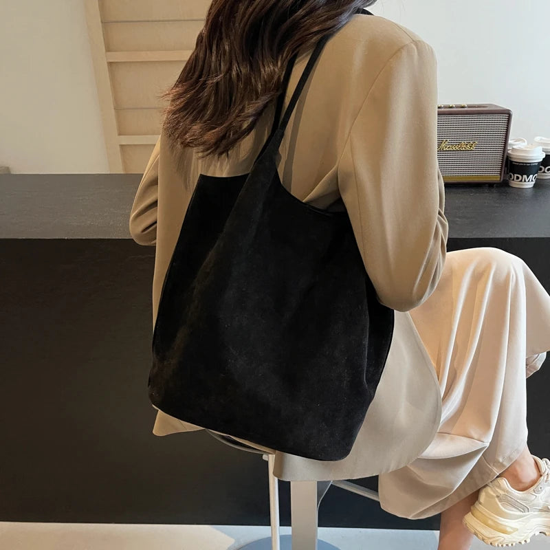Judy - Suede Tote Bag