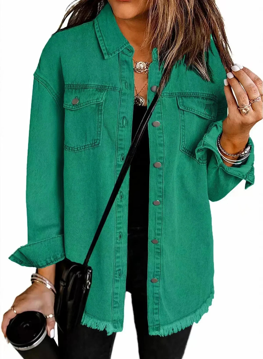Sophia - Denim Shirt Jacket