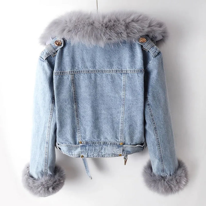 Chloe - Cropped Denim Jacket